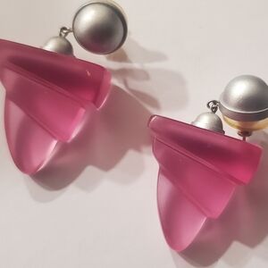 Vintage Lucite Earrings
